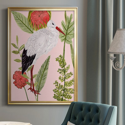 Oiseaux en mouvement IV - peinture à cadre unique