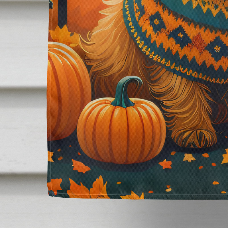 Drapeau Norwich Terrier Fall House