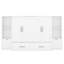 Grand lit escamotable avec tablettes, tiroirs et ports USB, blanc-2137918892-2137918891