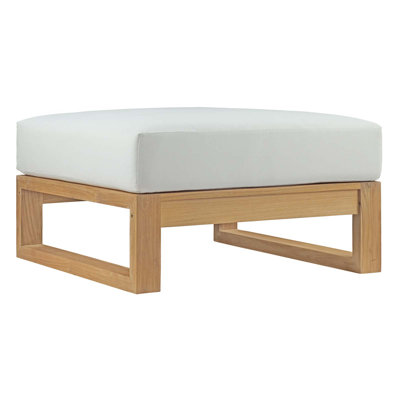Ensemble de patio extérieur en teck 5 pièces Upland