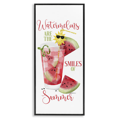 «Summer Watermelon Sentiment», impression numérique sur toile par Deane Beesley
