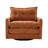 36" Chenille Upholstered Single Swivel Chair-114237956