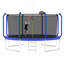 Trampoline 14FT avec panier de basketball, trampoline d'extérieur renforcé de type ASTM avec filet d'enclos