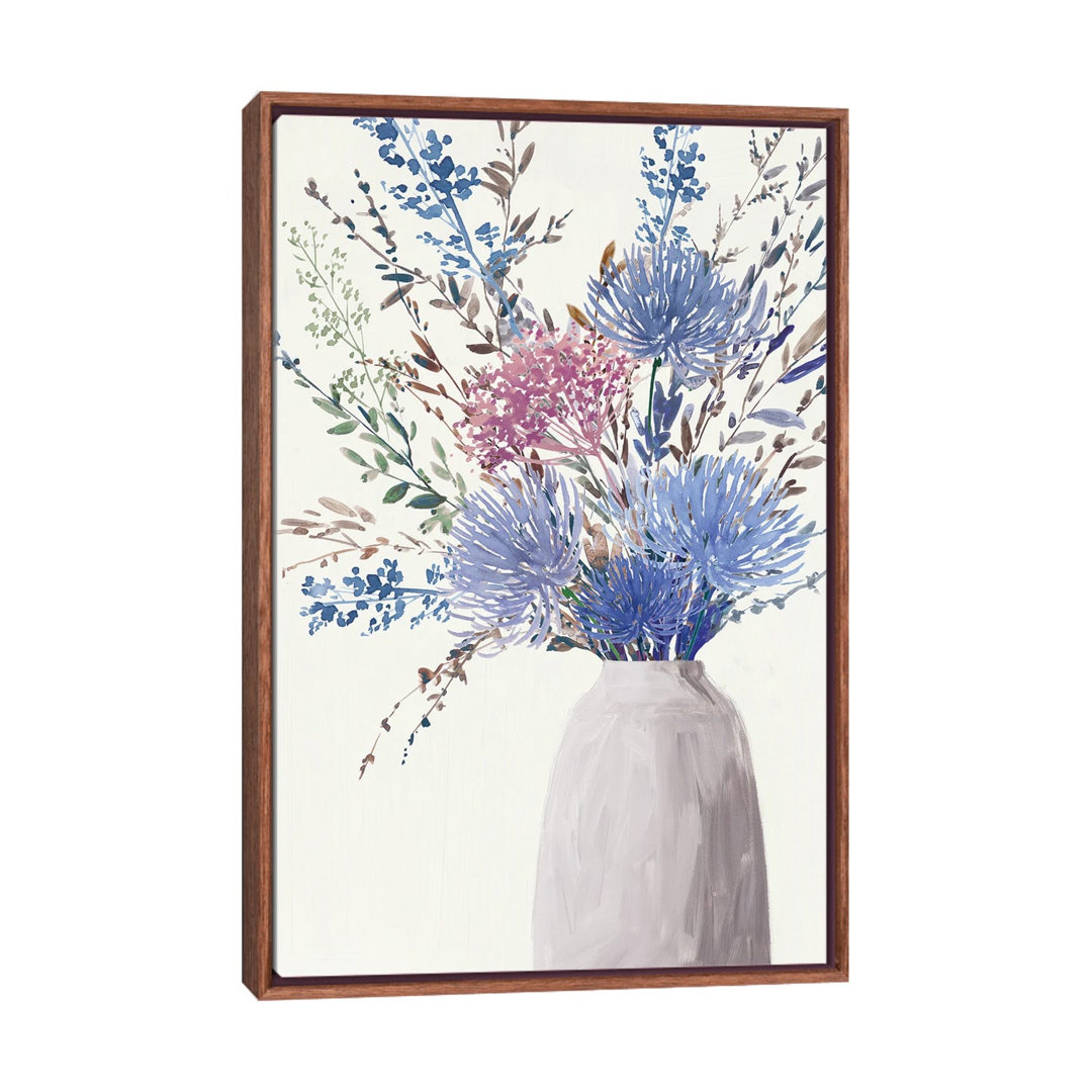 Vibrant Blooms In Subtle Vase