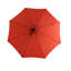 Parasol de terrasse orange de 3 m à énergie solaire - 40 cm, tissu coupe-vent, pour piscine et pelouse, parasol déporté à DEL solaires, rehausse l'ambiance-161073766
