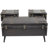 Xareny 3 Piece Faux Leather Accent Trunk
