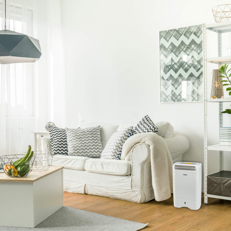 Ivation 19 Pints Console Dehumidifier for Rooms up to 410 Cubic Feet