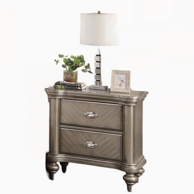 Modern Nightstand with Drawers