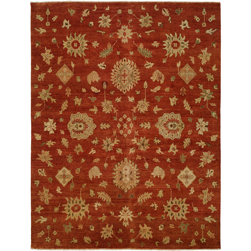 Wool Oriental Area Rug, Rectangle 2' x 3'