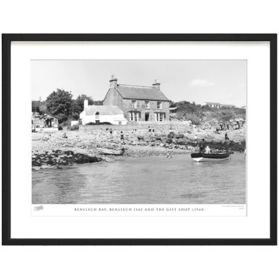 Benllech Bay, Benllech Isaf And The Gift Shop C1960 - Single Picture Frame Print