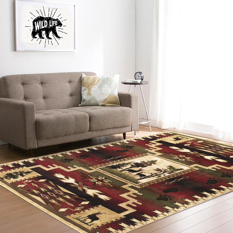 Tapis lavable à la machine Barkley, Rectangle 5 pi 3 po x 7 pi 6 po