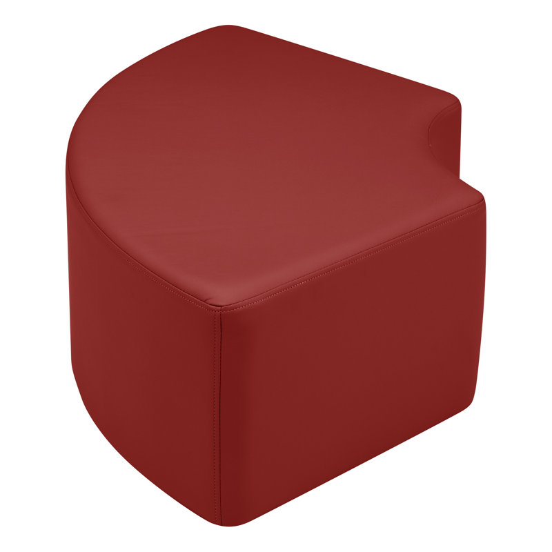 Tabouret de quart de salle à manger modulaire de Learniture, H 12 po x l 37 po x P 27 po, Non, Bourgogne