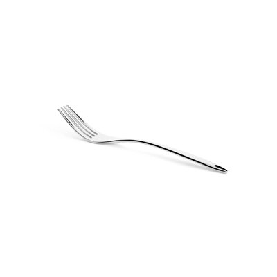 Fourchette à salade / dessert en acier inoxydable lilas | 7,3 po, argent, 12 pièces