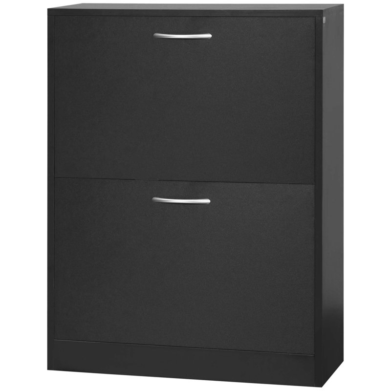 12 Pair Flip Down Shoe Storage