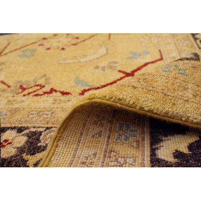 Kirstine One-of-a-Kind 9'3" X 12'5" 2010s Wool Area Rug in