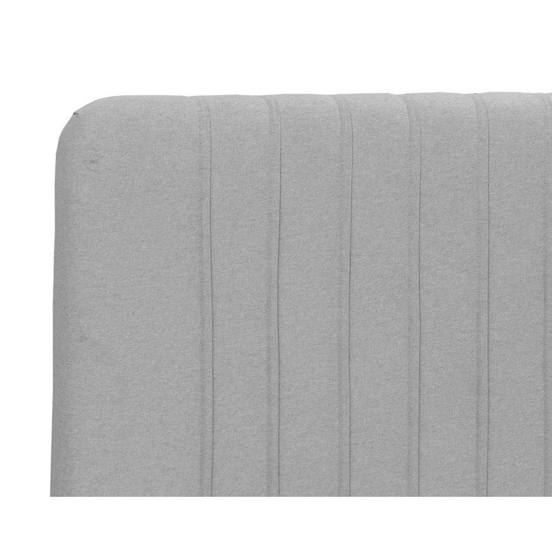 Lit virtus gris clair, Grand, Gris foncé