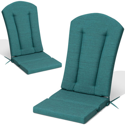 Outdoor 20‘’ in W X ‘20’ in D X 2.4‘’ in H Adirondack Chair Seat/back Cushion Set (Set of 2)