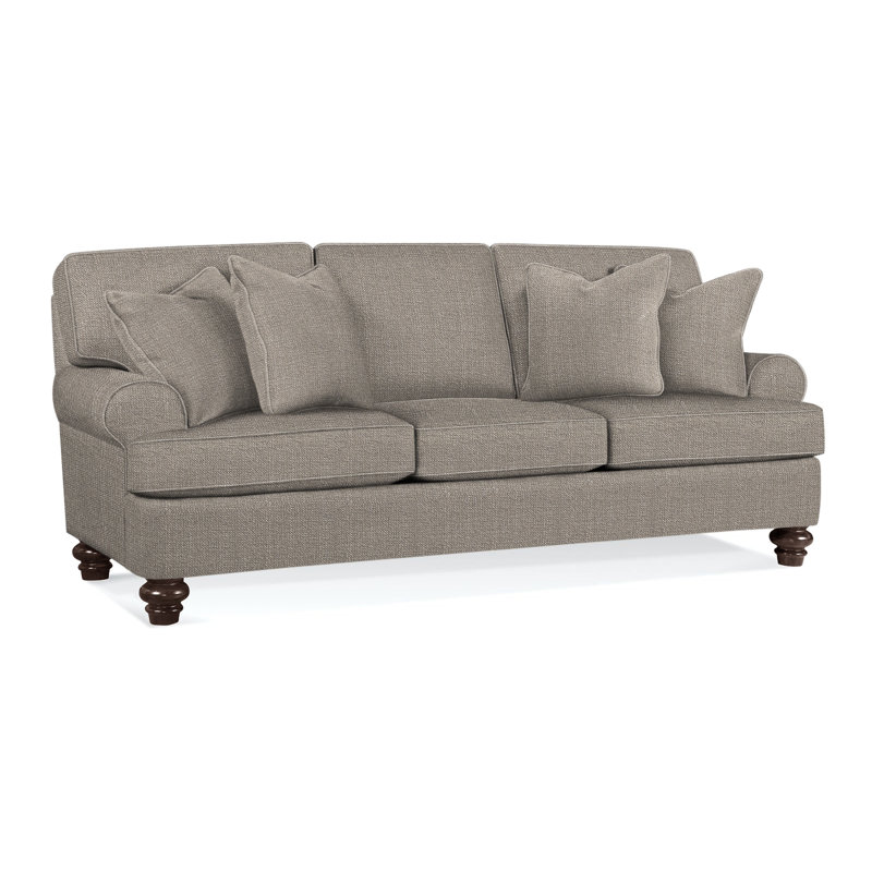 Lowell Sleeper Sofa, Frost White, Gel Memory Foam Mattress, Stone Crypton Performance; 0884-83