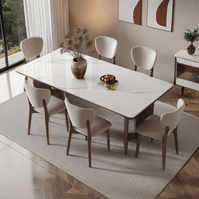 European modern simple dining table set