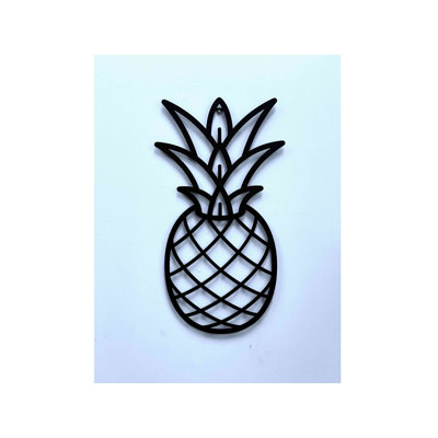Décoration murale géométrique ananas