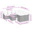 233.5cm Wide Patio Sofa with Cushions