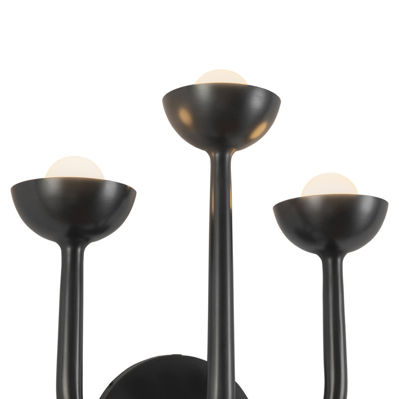 Luminaire mural / pour meuble-lavabo à DEL 11 po Spade, Bronze frotté à l'huile