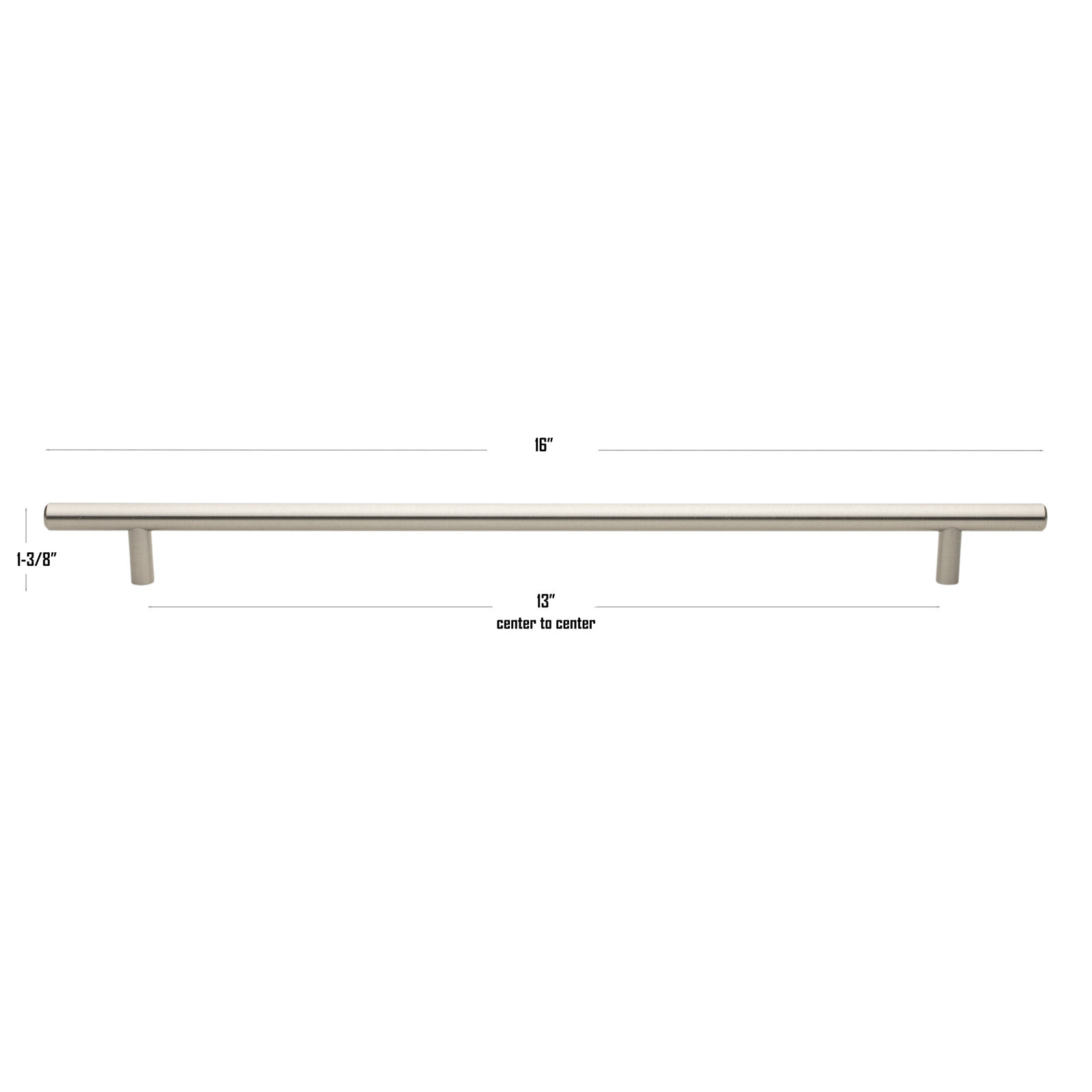 Roman Bar Pull, Stainless Steel, 11"