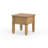 Hughestown Side Lamp Table, solid pine, antique wax finish, Corona design-20655496