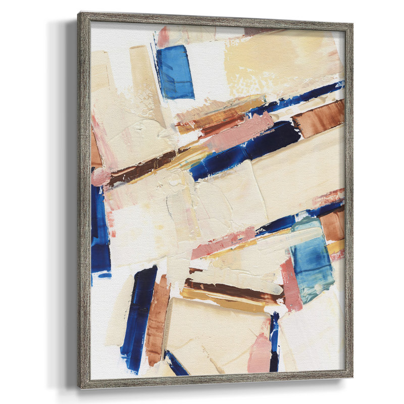 Pivot Point II Framed Print - Solid Wood, 11" H x 9" W