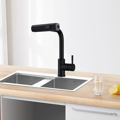 Kitchen Faucets With Pull-Down Sprayers Sink Faucets With Single Hole Handle Modern Faucets