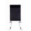 Indoor Chair, Set Of 2 Dining Chairs, Armless Chairs With High Backrest And Stainless Steel Legs