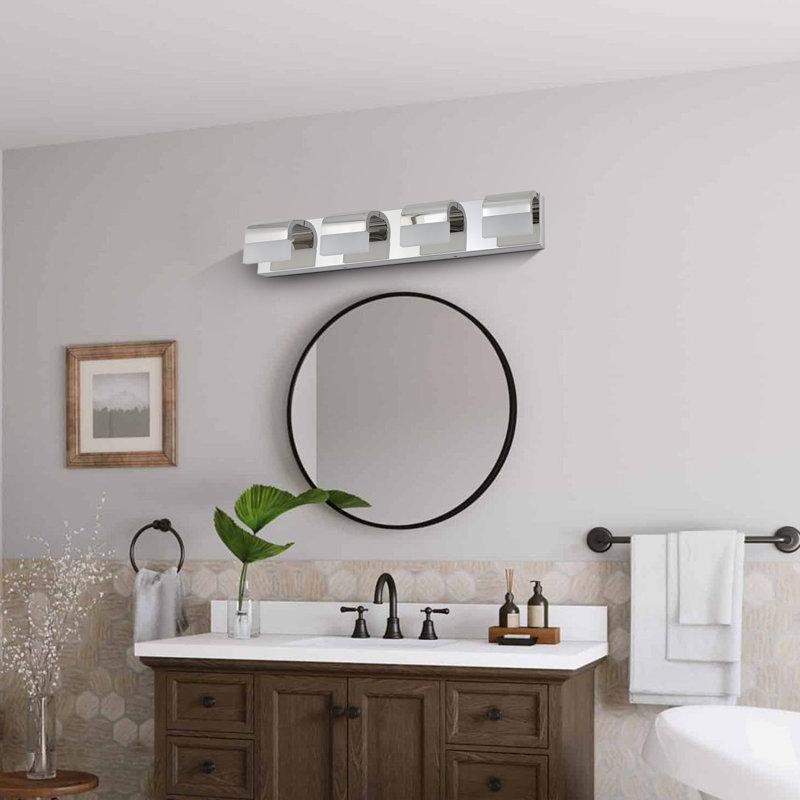 Éclairage pour meuble-lavabo 4 lumières Jamieleigh