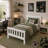 Mission Twin Solid Wood Platform Bed with Headboard & Footboard – FSC Certified Rubberwood, Farmhouse Style Bed Frame for Teens & Adults-1755937858