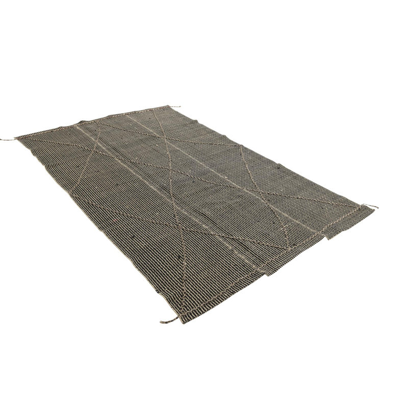 Tapis noir et blanc Ottilie