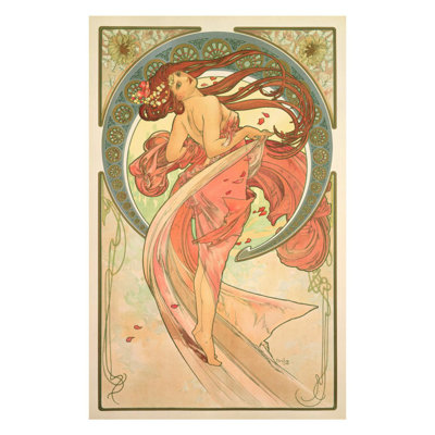 The Arts: Dance (1898) par Alphonse Mucha - Estampe numérique