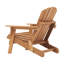 Chaise d'extérieur pliante en bois, pré-assemblée pour plus de commodité, pour un patio convenable et un rangement surdimensionné facile, des espaces, une grande piscine sur le pont