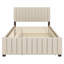 Structure de lit robuste avec lit gigogne-129111275