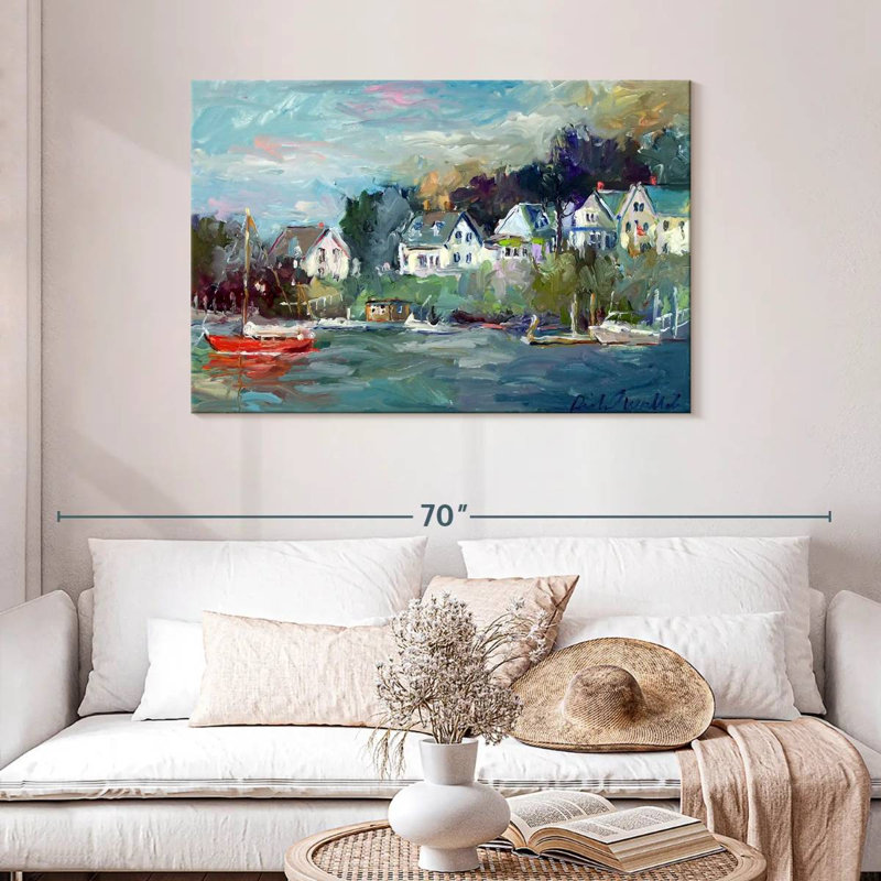 Serene Dock, 30" H x 45" W