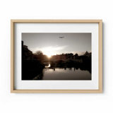 Tiber Sunset Print by Joseph Regan
