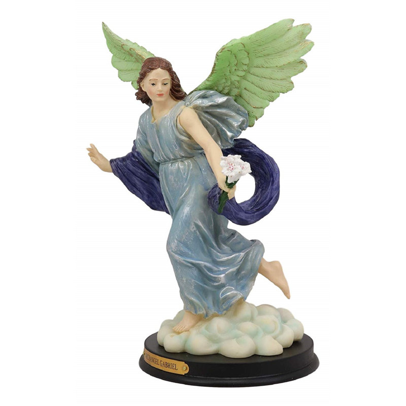 Figurine lily blanc archangel gabriel Leidig