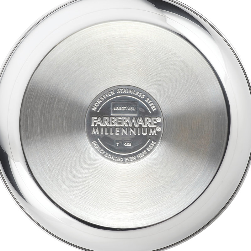 Millennium 10-Piece Stainless Steel Cookware Set with Glass Lids