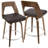 Bezu Swivel Upholstered Counter Stool-361115063-361115064