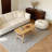 39 inch Solid Wood Double-Layer Coffee Table