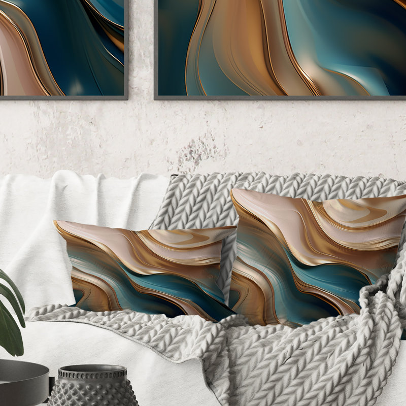 Coussin Tender Wave Harmony, 18" x 18"