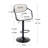 Ferriera Swivel Upholstered Adjustable Height Counter Stool with Metal Frame-136239529