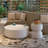 CHRONOS Concrete Side Table Round 45 x 45 x 50.8 cm