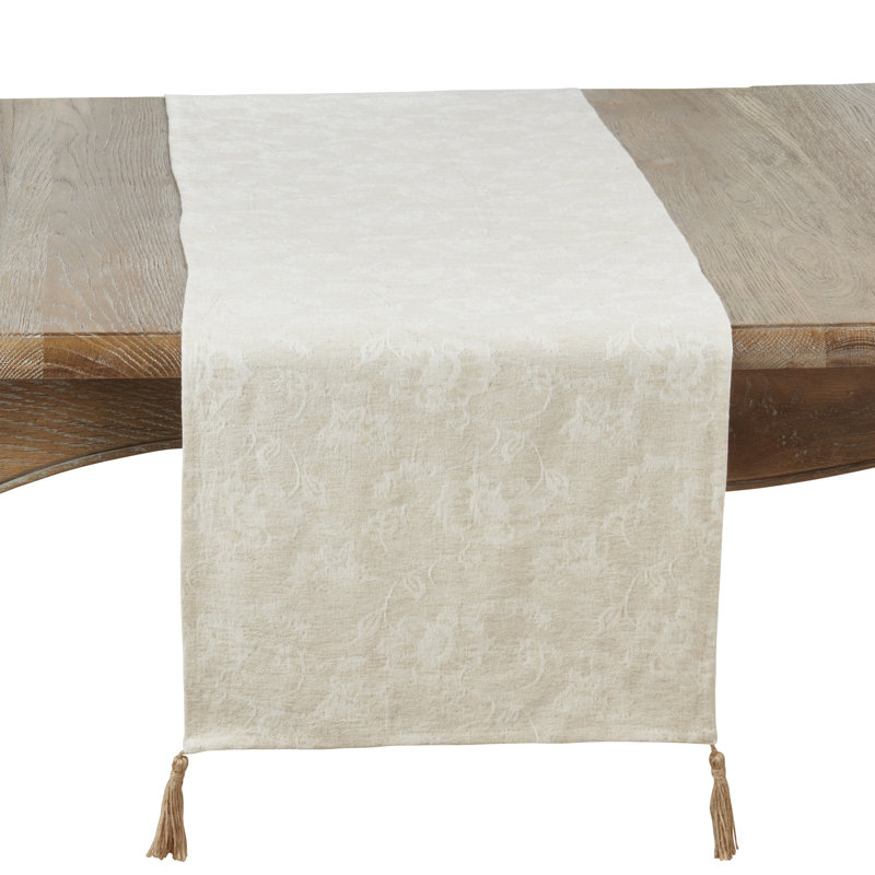 Mixed Linen Jacquard Table Runner