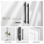 Armoire de rangement de qualité supérieure avec portes à panneaux et tablettes Vlasios Premium-95461026