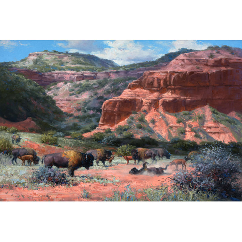 " Caprock Canyon " by Jack Sorenson, 20" H x 30" W x 1.25" D