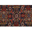 Tapis de couloir perse pré-1900 à motif de teinture végétale noué à la main 7 x 17